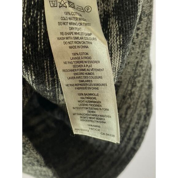 FRENCH CONNECTION Women's Gray-Black Sequin Embellished Bird Sweater SZ S - Picture 9 of 10